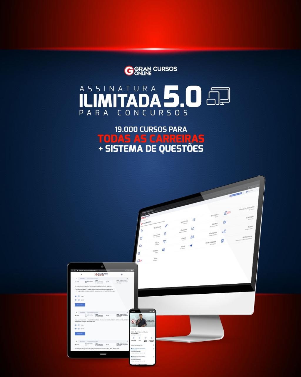 Assinatura Ilimitada 5.0 Gran Cursos Online